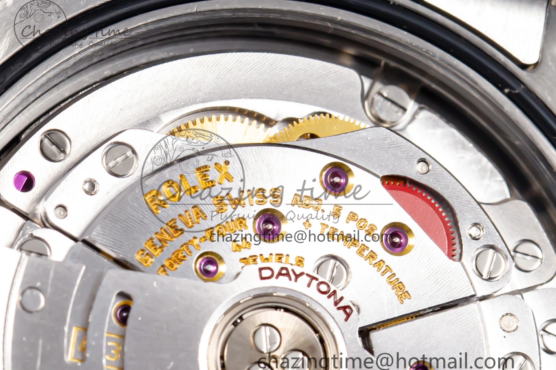 MiroTime 1226 Sleek Custom Daytona 116520 RBOW Rainbow Clean Best Edition Black Dial on SS Bracelet SA 1730